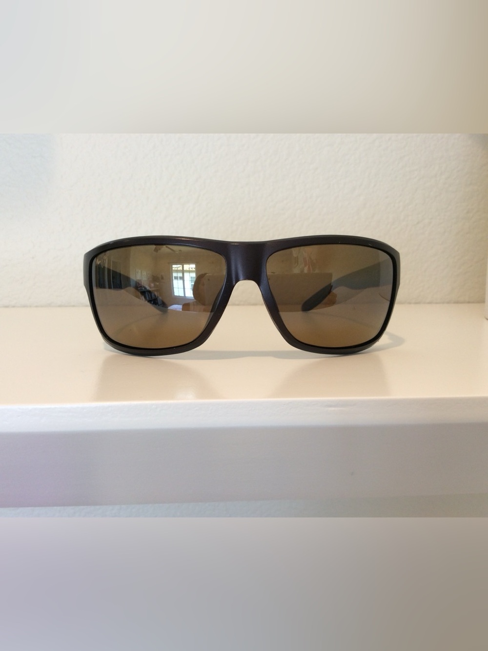 Maui Jim Pohaku Men's Sunglasses - Brown Lenses with Brown Frame